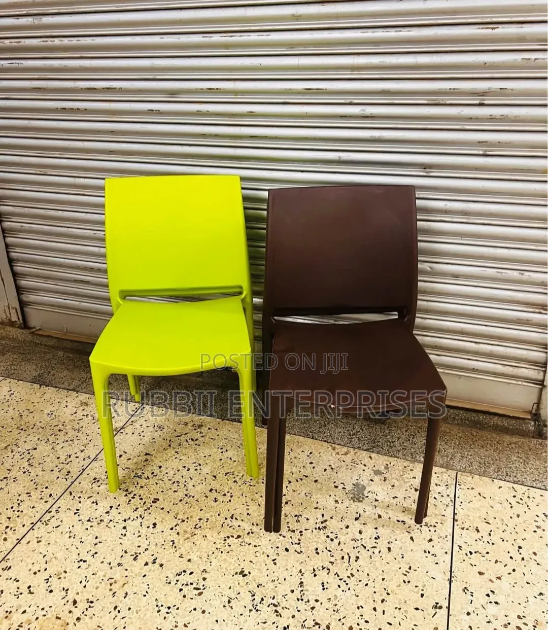 Portable Armless Plastic Chair 1pc
