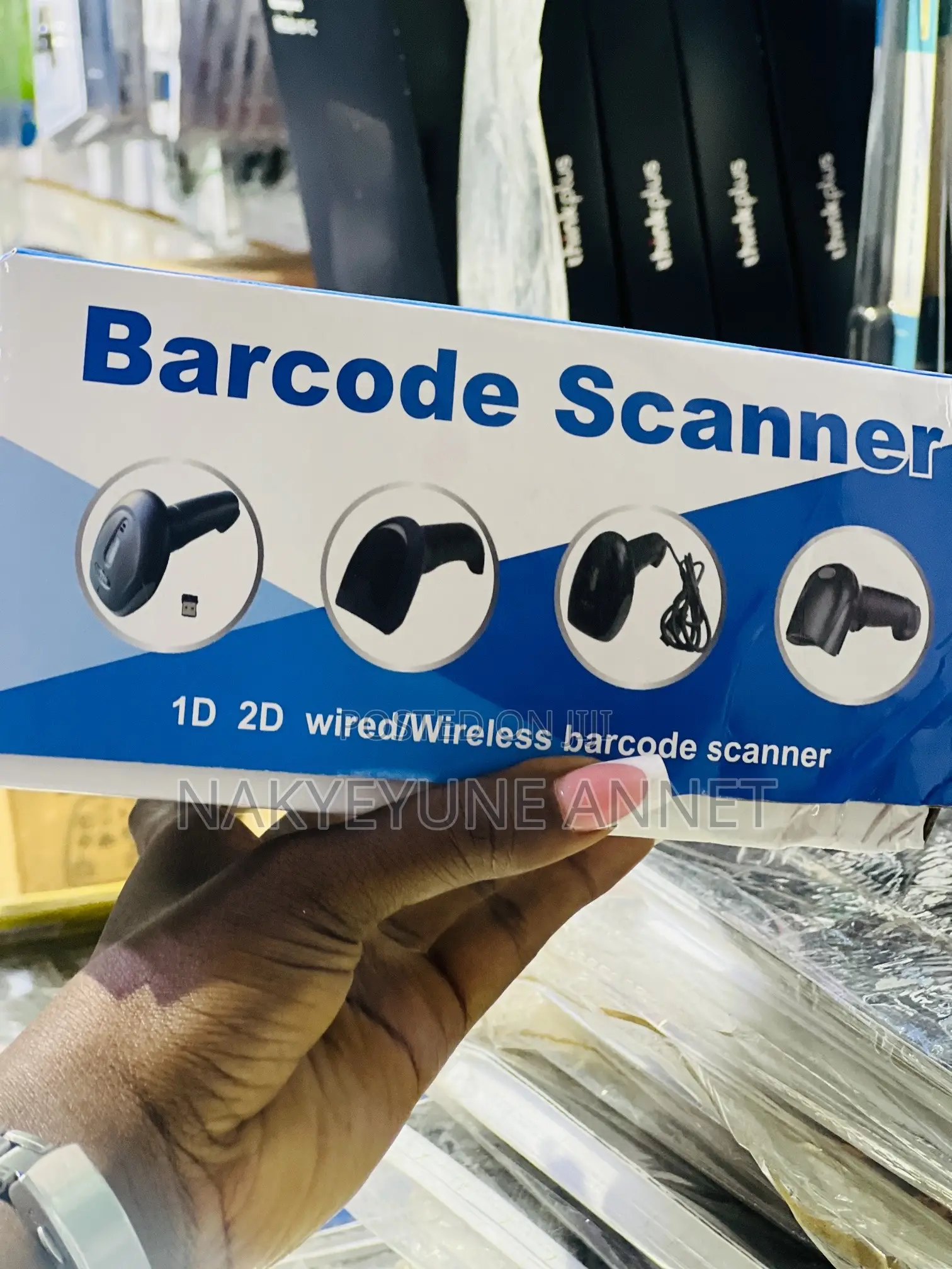 Wireless Barcode Scanner With a Dongle