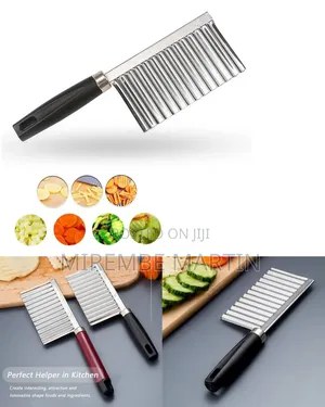 Crinkle Cutter Knife Stainless Steel