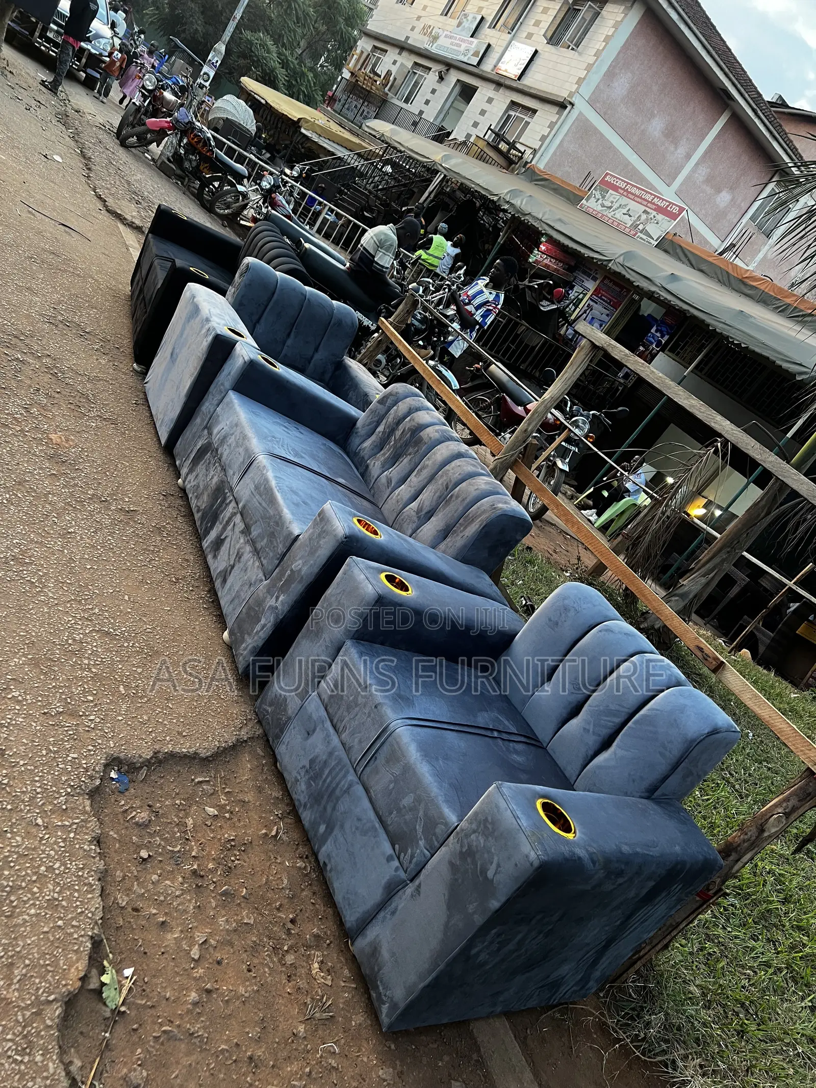 1:2:1 Gray Sofa Set