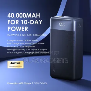 Brand New Oraimo 40000mAh Powerbank 22.5W Super Fast Charging