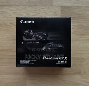 Canon PowerShot G7 X Mark III Digital Camera Box.