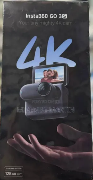 Insta360 GO 3S - 128 GB Black Tiny Portable Vlogging Camera
