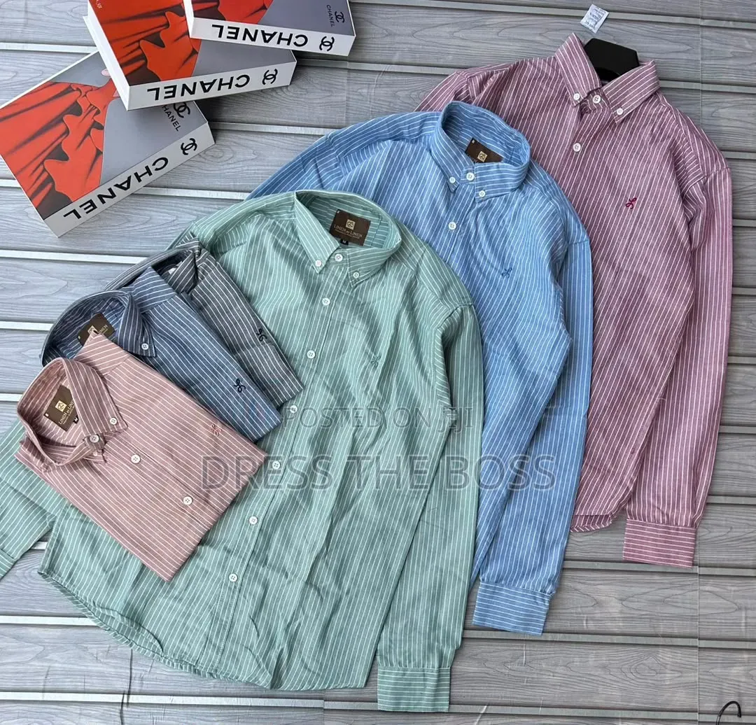 Premium Linen Shirts i.e Small and Big Stripes. Available in All Sizes