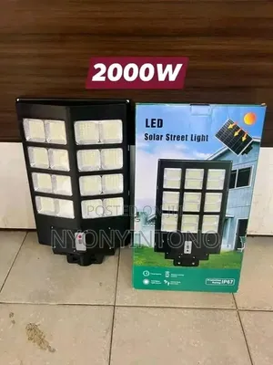 All Top 2000w Solar LED Street Light Solar Panel