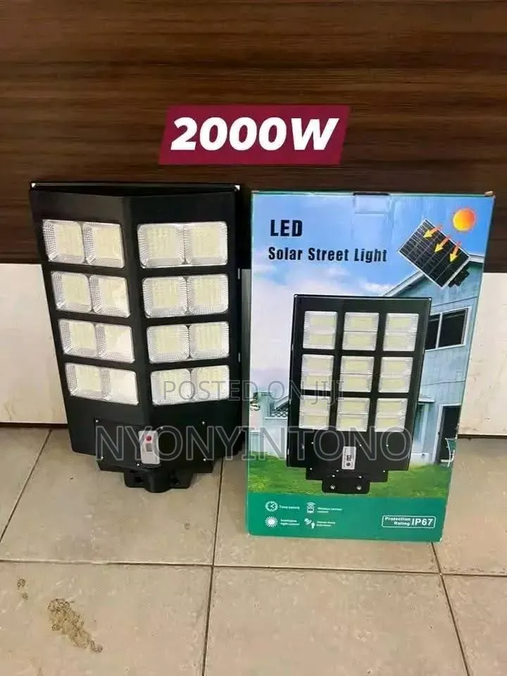 All Top 2000w Solar LED Street Light Solar Panel
