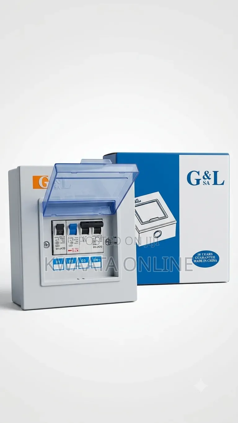 G L 4-Way Main Switch Mount Consumer Unit / Breaker Distribution Box