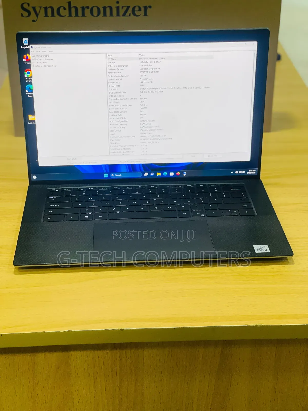 New Laptop Dell Precision 5550 16GB Intel Core i7 SSD 512GB