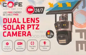 COFE Brand Dual-Lens Solar PTZ Camera