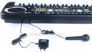 Black Electronic Kids Keyboard Piano