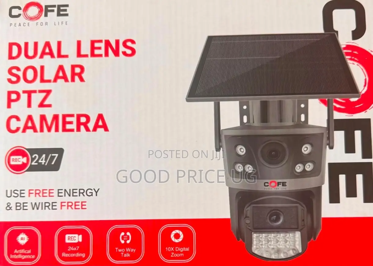 COFE Dual Lens Solar PTZ Camera.