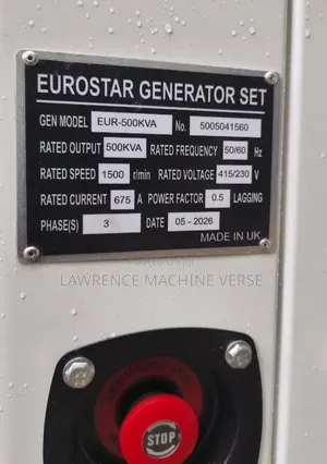 Diesel Silent Generator 500kva Three Phase