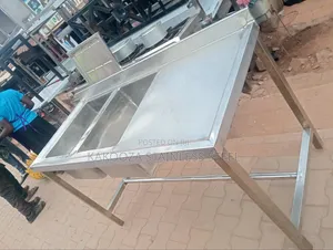 Stainless Commercial Sink Double