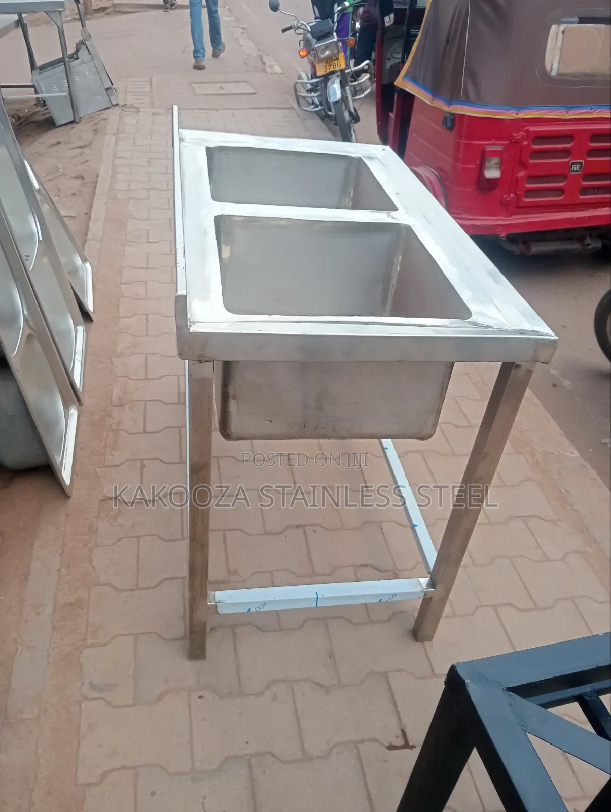 Stainless Commercial Sink Double
