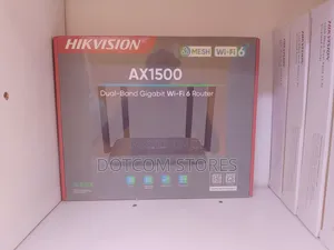 Hikvision Ax1500 Dual-Band Gigabit Wi-Fi 6 Router Wr15x