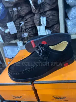 Clarks Wallabee Black Suede Casual Shoes
