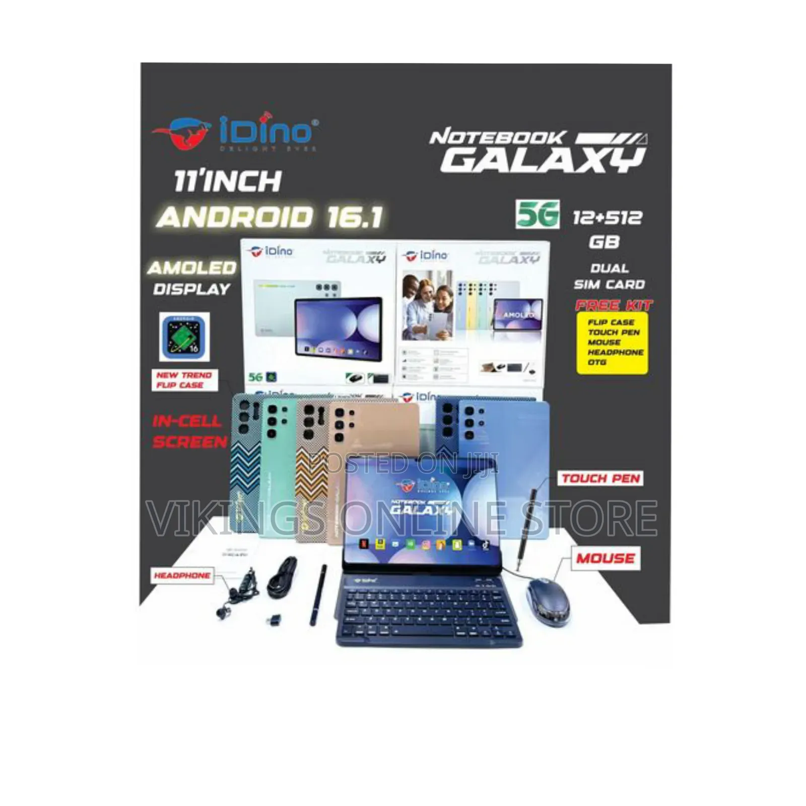 New Idino Notebook Galaxy 512 GB