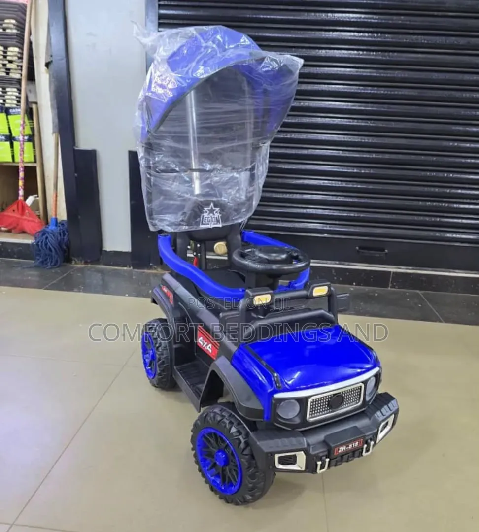 Umbrella Rechargeable Toy Car Blue