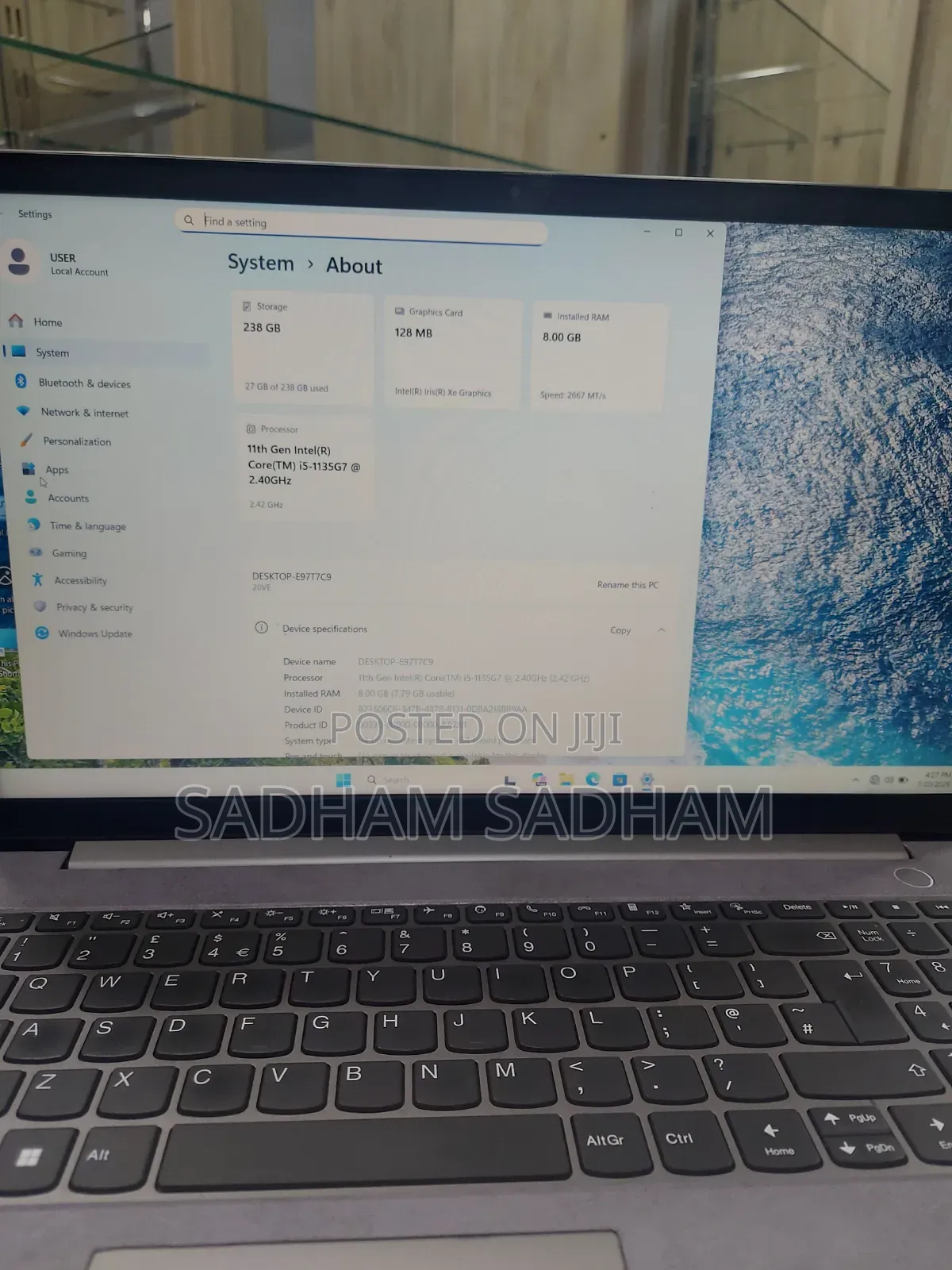 Laptop Lenovo ThinkBook 15 8GB Intel Core i5 SSD 256GB