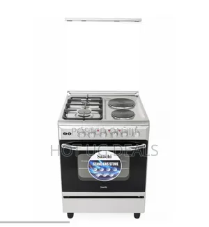 Saachi 2 Gas + 2 Electric Plate/Cooker With Electric Oven (60X60cm)