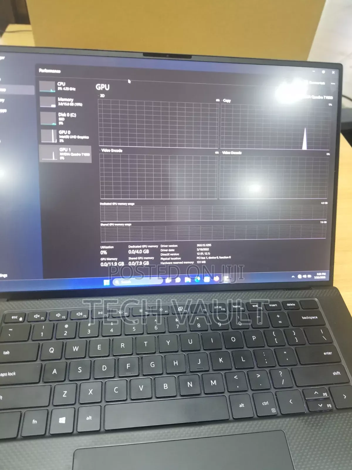 New Laptop Dell Precision 5550 16GB Intel Core i7 SSD 512GB