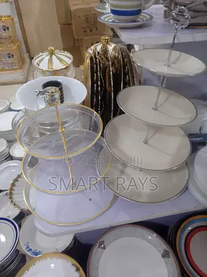 Ceramic 4-Tier Fruit Stand