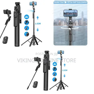 C17 Intelligent AI Face Tracking Tripod 360 Rotation With Stand