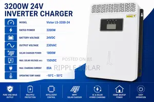 3200W Hybrid Solar Inverter Pure Sine Wave 24V MPPT