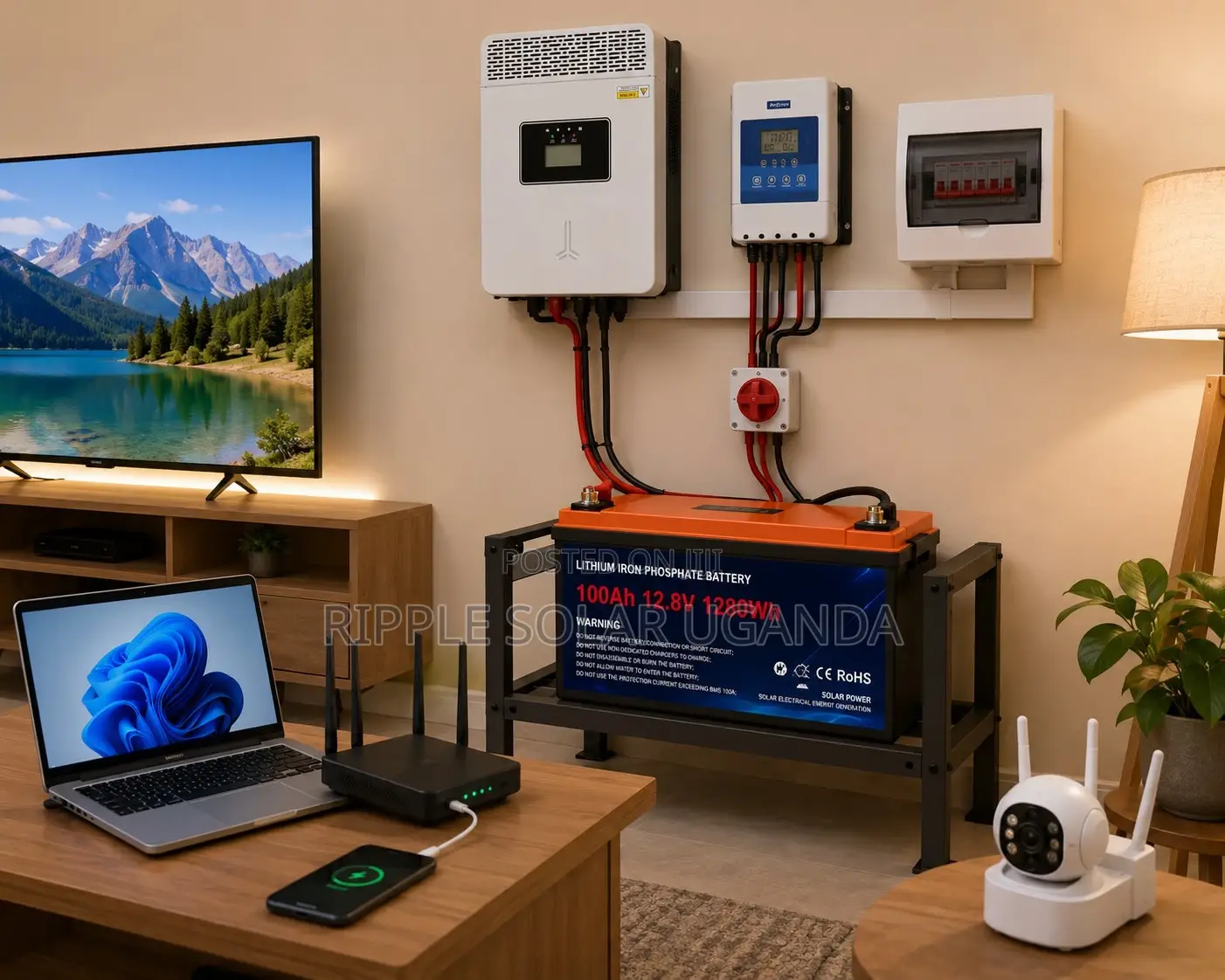 3200W Hybrid Solar Inverter Pure Sine Wave 24V MPPT