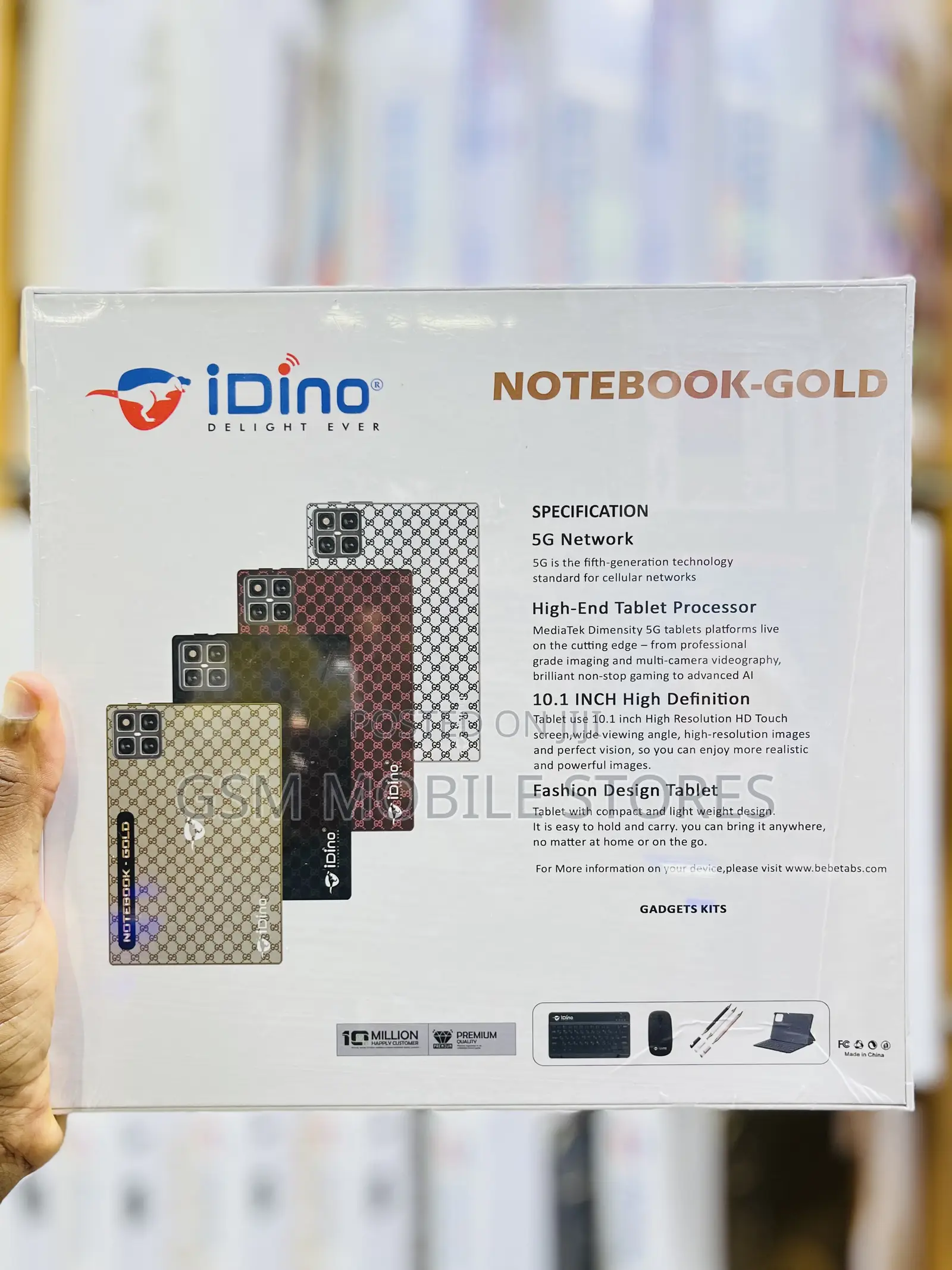New Idino Notebook Gold 512 GB Gray