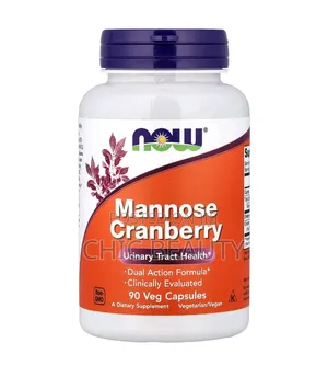 Now Mannose Cranberry Urinary Tract Health Dual Action Formula 90 Caps