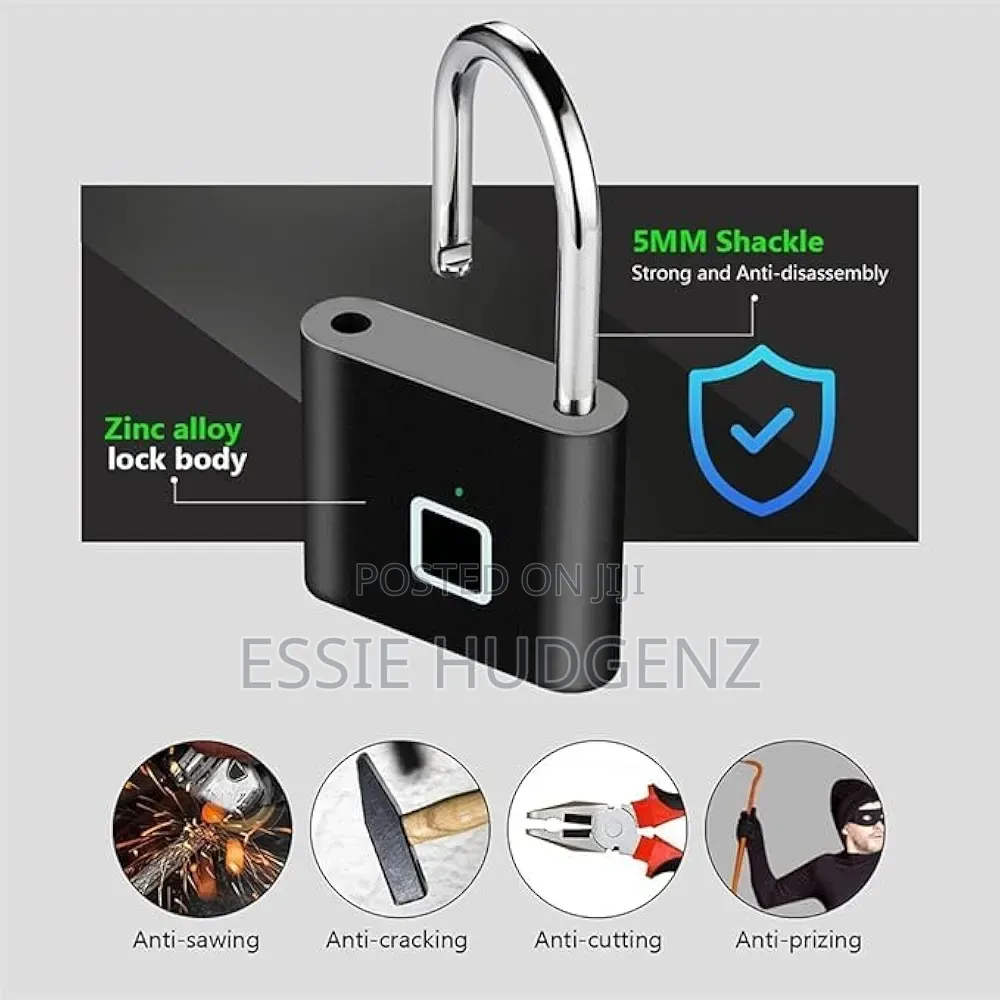 Portable Fingerprint Padlock