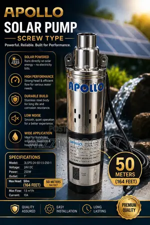 Apollo Deep Well Solar Water Pump