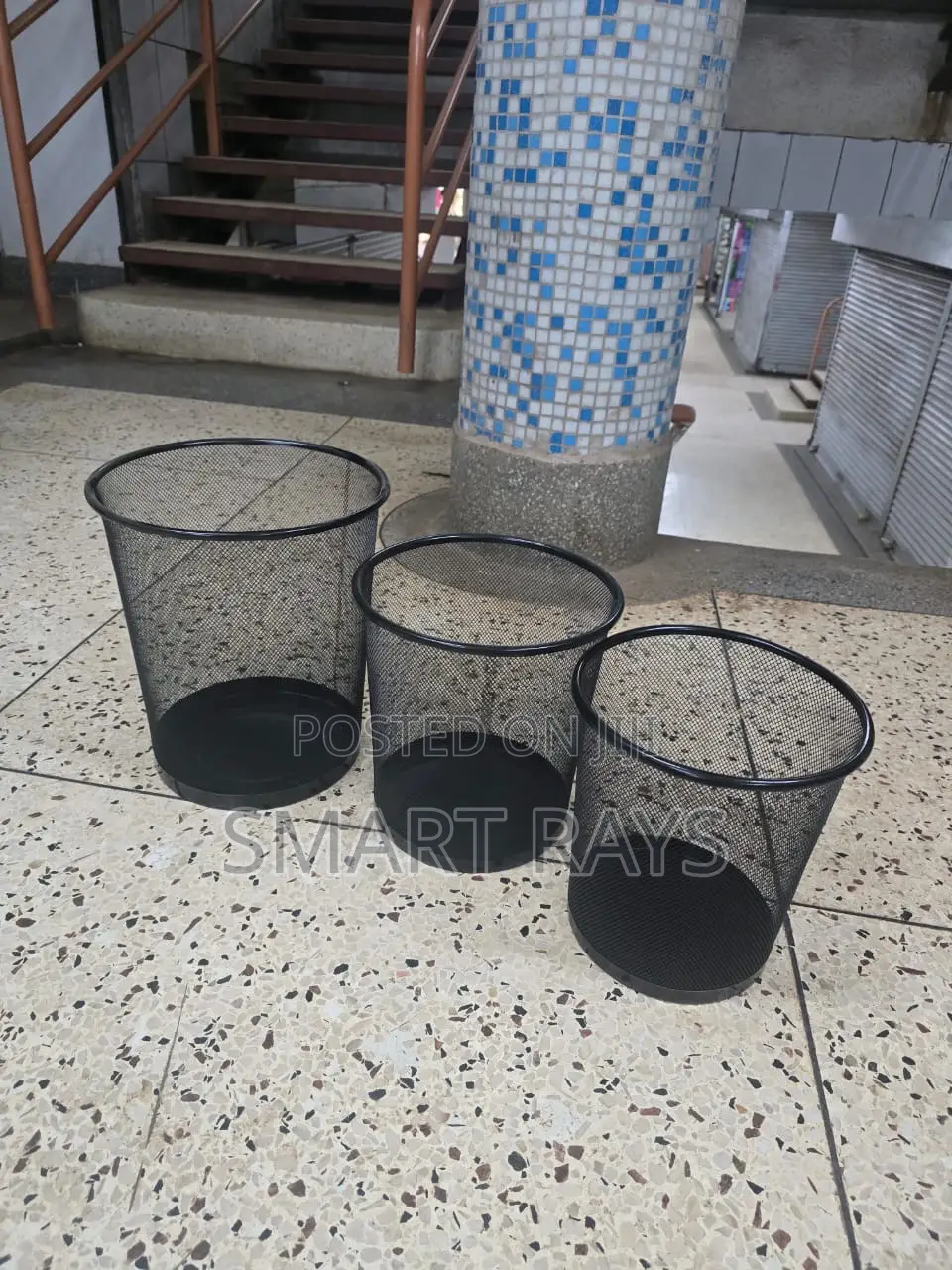 Biggest Size Metallic Paper Office Bin