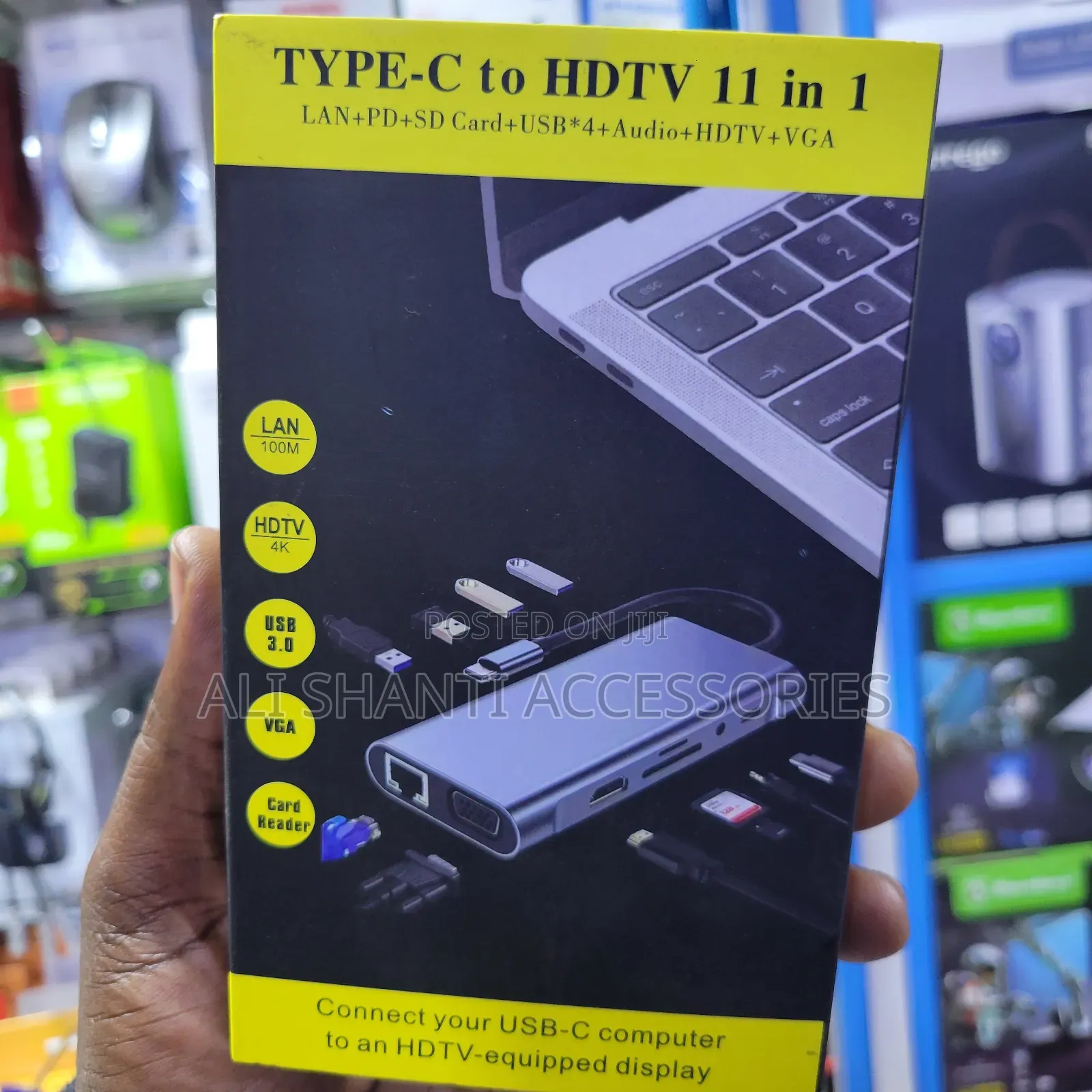 TYPE-C to HDTV 11 in 1 Adapter