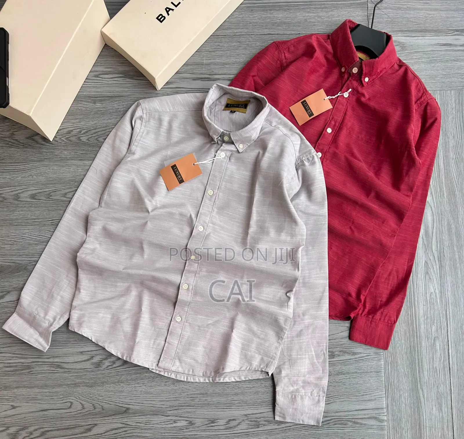 Luxury Brand Long-Sleeve Linen Shirts-Blend Button-Downs