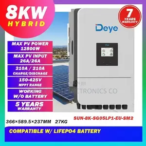 Deye Brand New Original Deye 8kW Hybrid Solar Inverter Single Phase