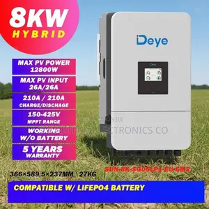 Deye 48V Hybrid Inverter 8000W Pure Sine Wave Solar System