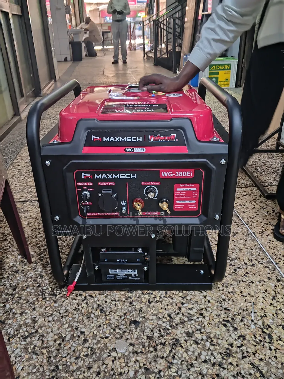 Maxmech 3.8kva Welding Generator