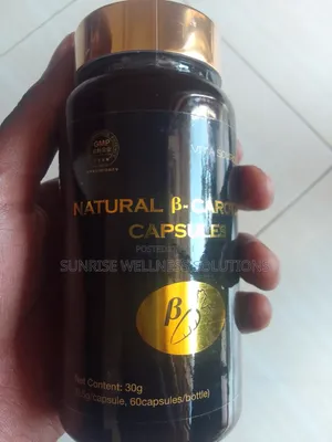 Natural B Carotene Capsules.