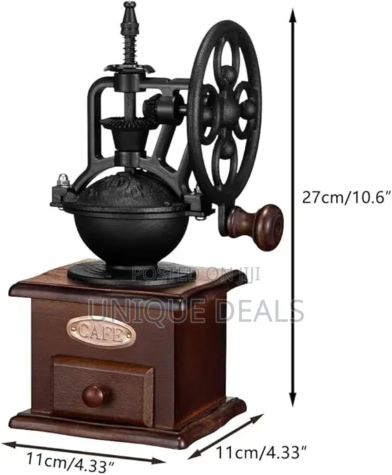 Vintage-Style Manual Coffee Grinder