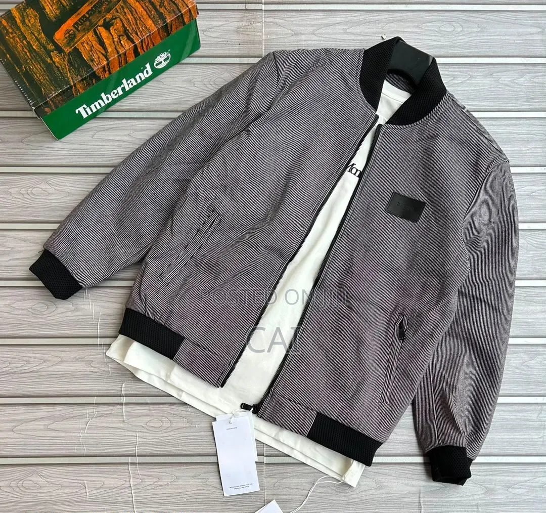 Ribbed Collar Jacket