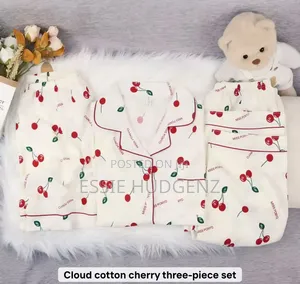 3 Piece Soft Cotton Pyjamas ( M-L)