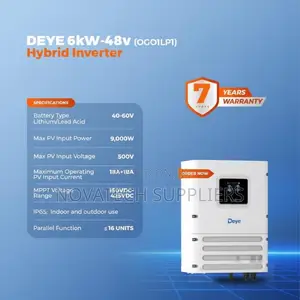 Brand New Original Deye 6kW Hybrid Solar Inverter Single Phase