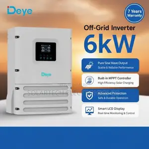 6kW Deye Single Phase Hybrid Inverter 140A Dual MPPT