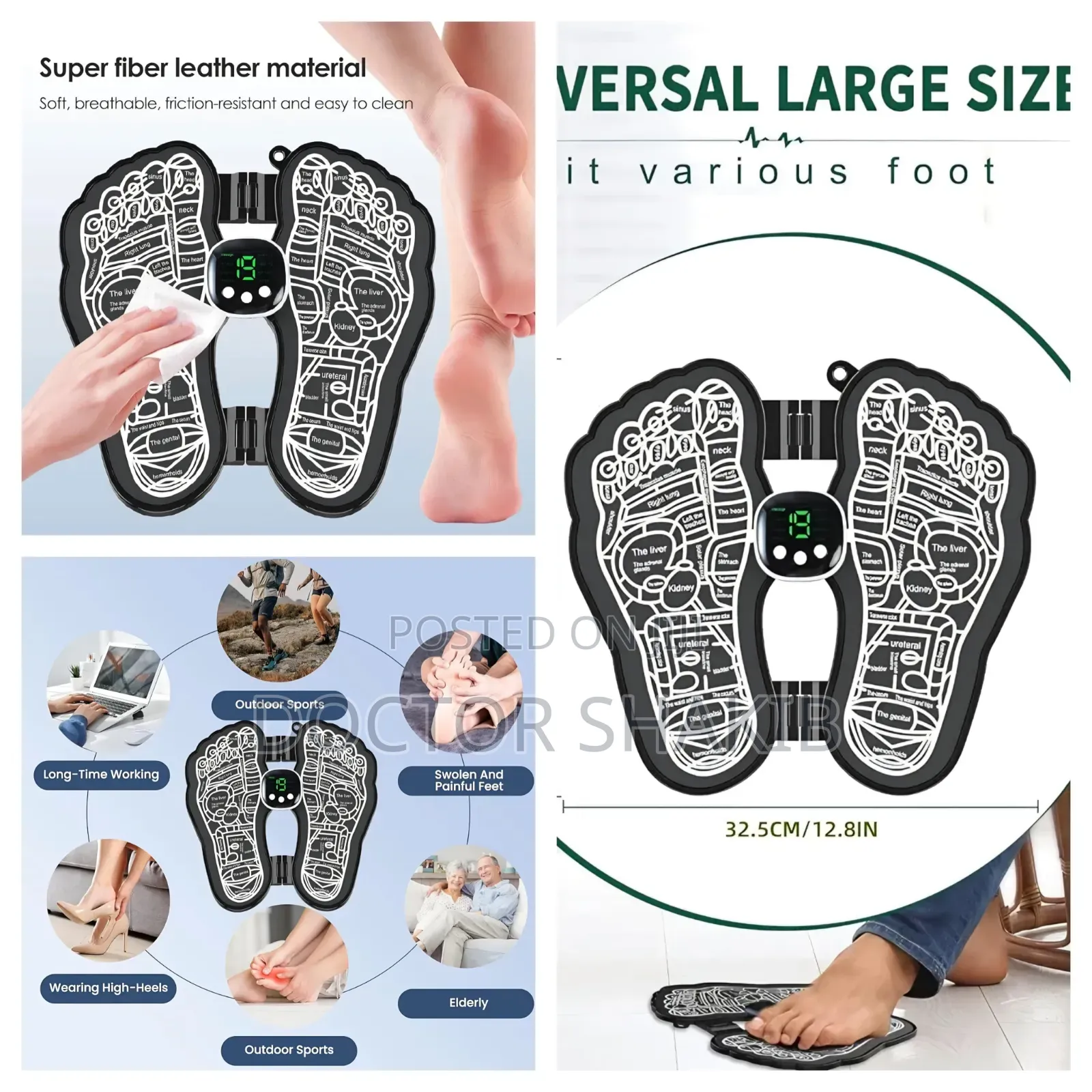 Folding Portable Electric Massage Mat