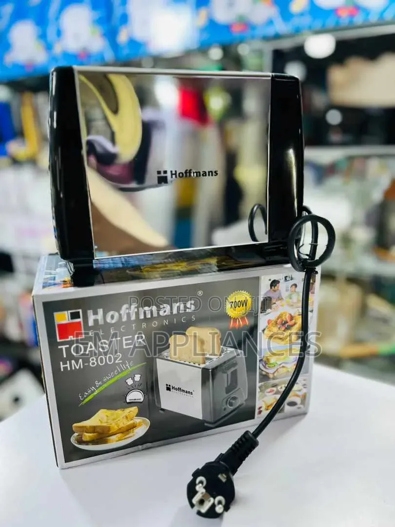2-Slice Electric Bread Toaster, Model HM-8002.