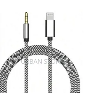 Lightning to 3.5mm Aux Audio Cable.