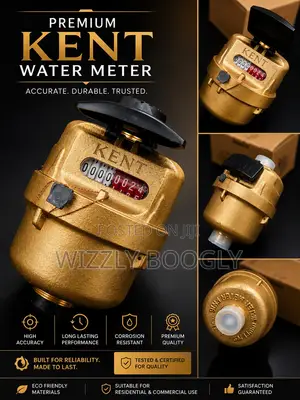 Brass Kent Water Meters 1/2