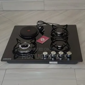 Globalstar 60cm Built-in Hybrid Hob (3 Gas Burners + 1 Electric Plate)